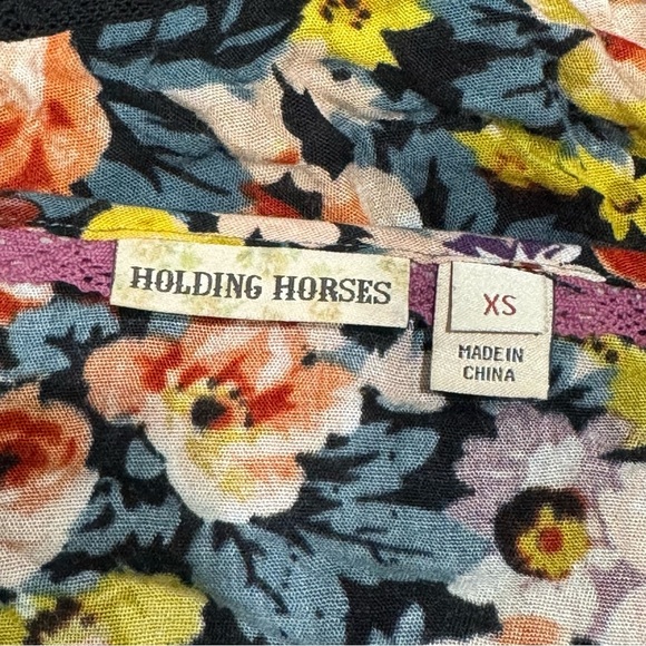 Anthropologie Holding Horses Forica Garden Floral Mini Dress XS - Picture 8 of 9
